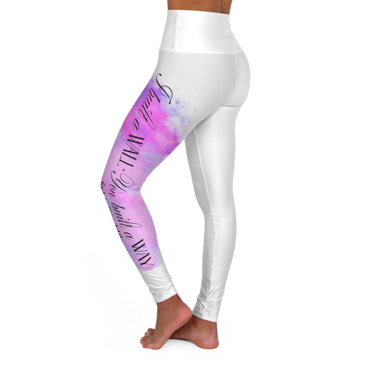 "I Built a Wall – You Built a Way" High-Waisted Leggings | Audra Caffrey Music