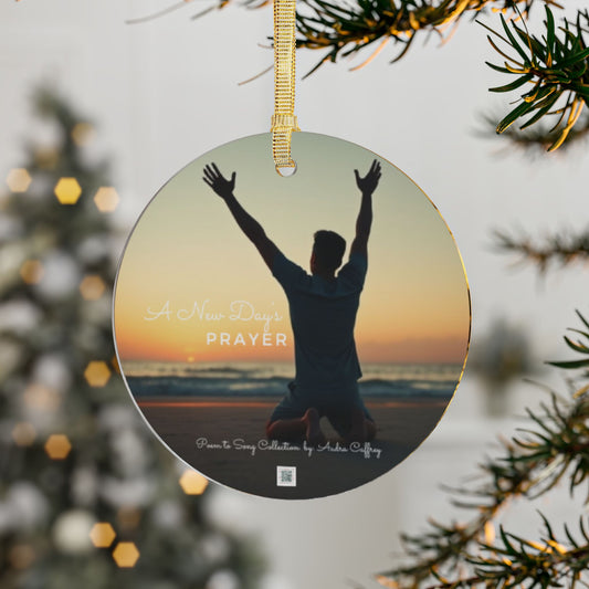 Music Ornament - A New Day's Prayer with Spotify QR Code